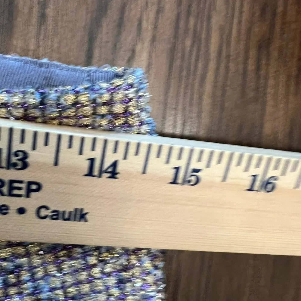Gorgeous NWOT J. Crew Metallic tweed zipper pencil skirt. Size 4.
